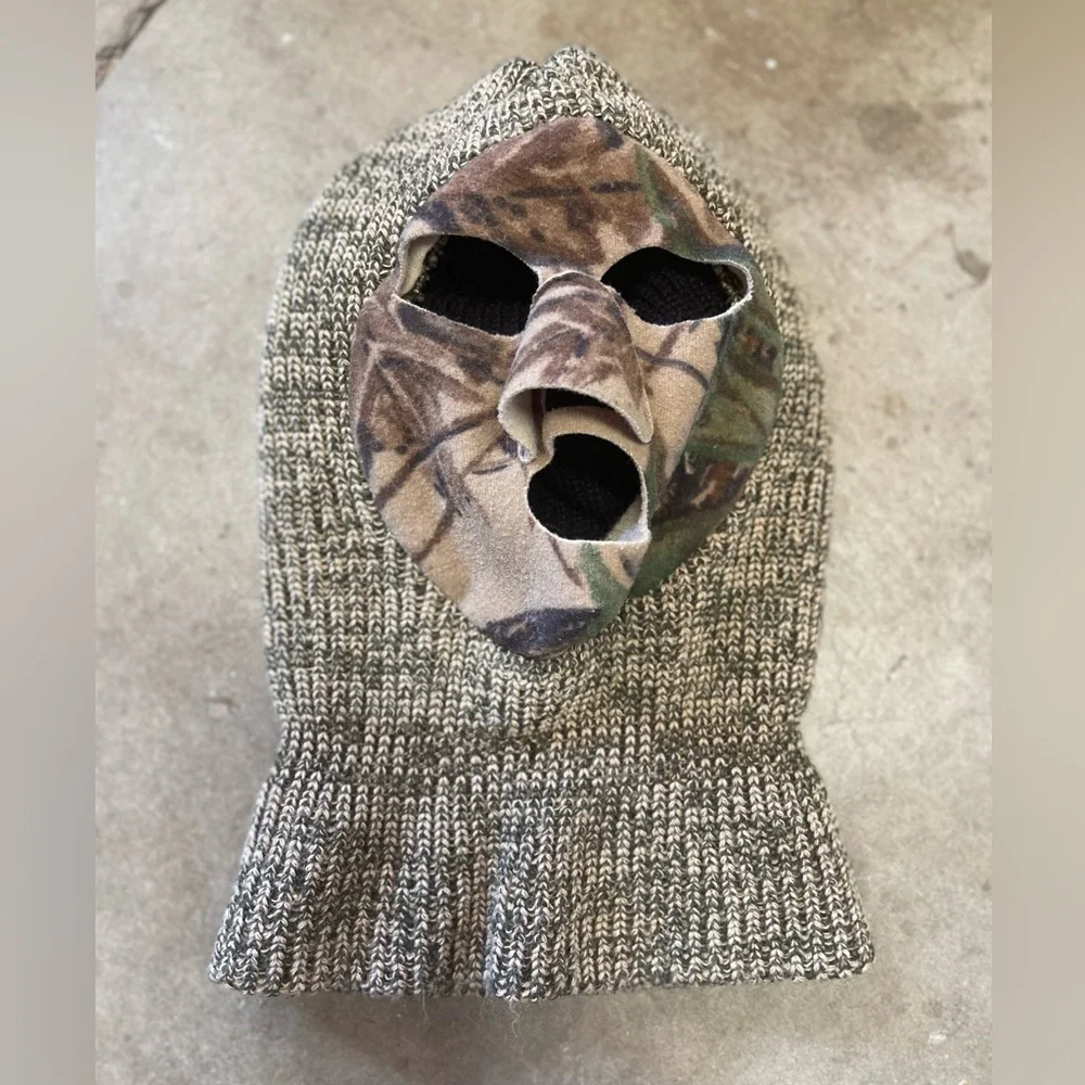 Hunting beanie face mask